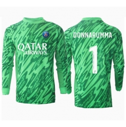 Strój piłkarski Paris Saint-Germain Gianluigi Donnarumma #1 Bramkarskie Koszulka Podstawowej 2024-25 Długi Rękaw