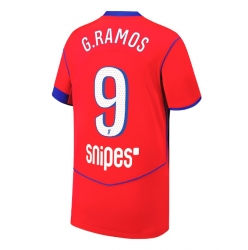 Strój piłkarski Paris Saint-Germain Goncalo Ramos #9 Koszulka Trzeciej 2025-26 Krótki Rękaw