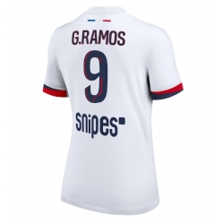 Strój piłkarski Paris Saint-Germain Goncalo Ramos #9 Koszulka Wyjazdowej damskie 2025-26 Krótki Rękaw