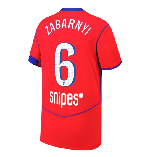 Strój piłkarski Paris Saint-Germain Illia Zabarnyi #6 Koszulka Trzeciej 2025-26 Krótki Rękaw Strój piłkarski Paris Saint-Germain Illia Zabarnyi #6 Koszulka Trzeciej 2025-26 Krótki Rękaw