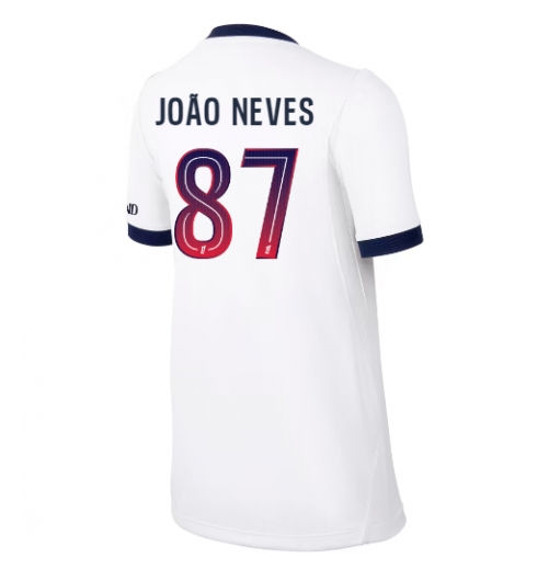 Strój piłkarski Paris Saint-Germain Joao Neves #87 Koszulka Wyjazdowej damskie 2026-27 Krótki Rękaw Strój piłkarski Paris Saint-Germain Joao Neves #87 Koszulka Wyjazdowej damskie 2026-27 Krótki Rękaw