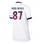 Strój piłkarski Paris Saint-Germain Joao Neves #87 Koszulka Wyjazdowej damskie 2026-27 Krótki Rękaw Strój piłkarski Paris Saint-Germain Joao Neves #87 Koszulka Wyjazdowej damskie 2026-27 Krótki Rękaw