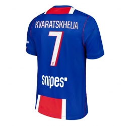 Strój piłkarski Paris Saint-Germain Khvicha Kvaratskhelia #7 Koszulka Podstawowej 2026-27 Krótki Rękaw