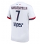 Strój piłkarski Paris Saint-Germain Khvicha Kvaratskhelia #7 Koszulka Wyjazdowej 2025-26 Krótki Rękaw
