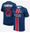 Strój piłkarski Paris Saint-Germain Koszulka Podstawowej 2024-25 UCL Champions Krótki Rękaw