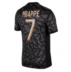 Strój piłkarski Paris Saint-Germain Kylian Mbappe #7 Koszulka Trzeciej 2023-24 Krótki Rękaw