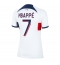 Strój piłkarski Paris Saint-Germain Kylian Mbappe #7 Koszulka Wyjazdowej damskie 2023-24 Krótki Rękaw