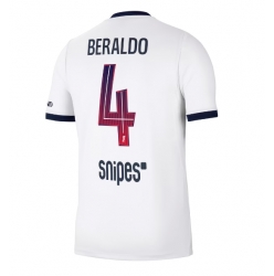 Strój piłkarski Paris Saint-Germain Lucas Beraldo #4 Koszulka Wyjazdowej 2026-27 Krótki Rękaw