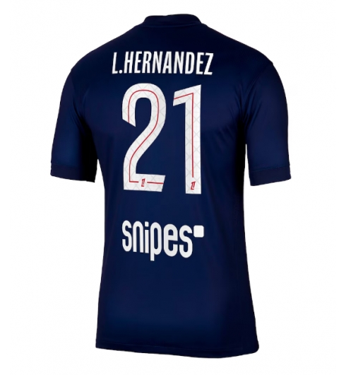 Strój piłkarski Paris Saint-Germain Lucas Hernandez #21 Koszulka Podstawowej 2025-26 Krótki Rękaw Strój piłkarski Paris Saint-Germain Lucas Hernandez #21 Koszulka Podstawowej 2025-26 Krótki Rękaw