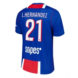 Strój piłkarski Paris Saint-Germain Lucas Hernandez #21 Koszulka Podstawowej 2026-27 Krótki Rękaw