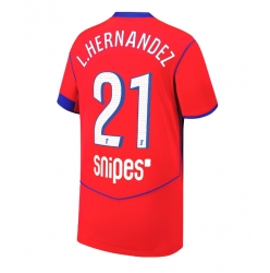 Strój piłkarski Paris Saint-Germain Lucas Hernandez #21 Koszulka Trzeciej 2025-26 Krótki Rękaw