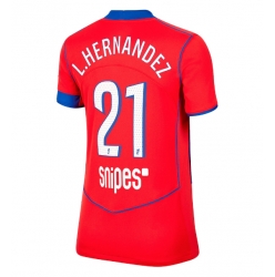 Strój piłkarski Paris Saint-Germain Lucas Hernandez #21 Koszulka Trzeciej damskie 2025-26 Krótki Rękaw