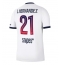 Strój piłkarski Paris Saint-Germain Lucas Hernandez #21 Koszulka Wyjazdowej 2026-27 Krótki Rękaw Strój piłkarski Paris Saint-Germain Lucas Hernandez #21 Koszulka Wyjazdowej 2026-27 Krótki Rękaw