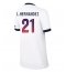 Strój piłkarski Paris Saint-Germain Lucas Hernandez #21 Koszulka Wyjazdowej damskie 2026-27 Krótki Rękaw Strój piłkarski Paris Saint-Germain Lucas Hernandez #21 Koszulka Wyjazdowej damskie 2026-27 Krótki Rękaw