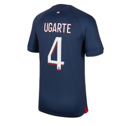 Strój piłkarski Paris Saint-Germain Manuel Ugarte #4 Koszulka Podstawowej 2023-24 Krótki Rękaw