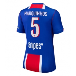 Strój piłkarski Paris Saint-Germain Marquinhos #5 Koszulka Podstawowej damskie 2026-27 Krótki Rękaw