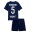 Strój piłkarski Paris Saint-Germain Marquinhos #5 Koszulka Podstawowej dziecięce 2025-26 Krótki Rękaw (+ Krótkie spodenki)