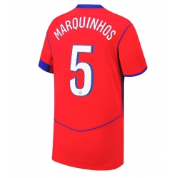 Strój piłkarski Paris Saint-Germain Marquinhos #5 Koszulka Trzeciej 2025-26 Krótki Rękaw