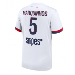 Strój piłkarski Paris Saint-Germain Marquinhos #5 Koszulka Wyjazdowej 2025-26 Krótki Rękaw