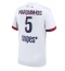 Strój piłkarski Paris Saint-Germain Marquinhos #5 Koszulka Wyjazdowej 2025-26 Krótki Rękaw