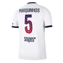 Strój piłkarski Paris Saint-Germain Marquinhos #5 Koszulka Wyjazdowej 2026-27 Krótki Rękaw