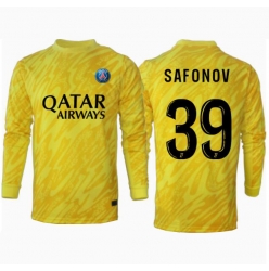Strój piłkarski Paris Saint-Germain Matvei Safonov #39 Bramkarskie Koszulka Trzeciej 2024-25 Długi Rękaw