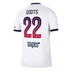 Strój piłkarski Paris Saint-Germain Mika Godts #22 Koszulka Wyjazdowej 2026-27 Krótki Rękaw