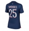 Strój piłkarski Paris Saint-Germain Nuno Mendes #25 Koszulka Podstawowej damskie 2023-24 Krótki Rękaw