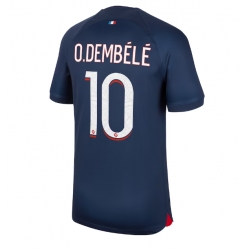 Strój piłkarski Paris Saint-Germain Ousmane Dembele #10 Koszulka Podstawowej 2023-24 Krótki Rękaw