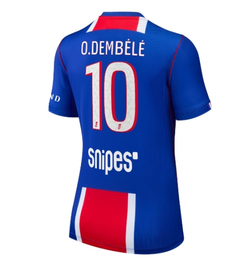 Strój piłkarski Paris Saint-Germain Ousmane Dembele #10 Koszulka Podstawowej damskie 2026-27 Krótki Rękaw Strój piłkarski Paris Saint-Germain Ousmane Dembele #10 Koszulka Podstawowej damskie 2026-27 Krótki Rękaw