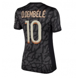 Strój piłkarski Paris Saint-Germain Ousmane Dembele #10 Koszulka Trzeciej damskie 2023-24 Krótki Rękaw