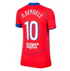 Strój piłkarski Paris Saint-Germain Ousmane Dembele #10 Koszulka Trzeciej damskie 2025-26 Krótki Rękaw
