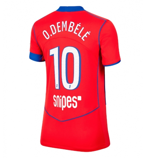 Strój piłkarski Paris Saint-Germain Ousmane Dembele #10 Koszulka Trzeciej damskie 2025-26 Krótki Rękaw Strój piłkarski Paris Saint-Germain Ousmane Dembele #10 Koszulka Trzeciej damskie 2025-26 Krótki Rękaw