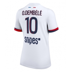 Strój piłkarski Paris Saint-Germain Ousmane Dembele #10 Koszulka Wyjazdowej damskie 2025-26 Krótki Rękaw