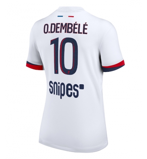 Strój piłkarski Paris Saint-Germain Ousmane Dembele #10 Koszulka Wyjazdowej damskie 2025-26 Krótki Rękaw Strój piłkarski Paris Saint-Germain Ousmane Dembele #10 Koszulka Wyjazdowej damskie 2025-26 Krótki Rękaw