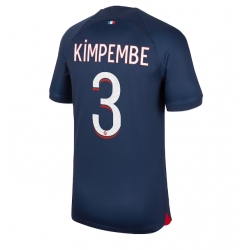 Strój piłkarski Paris Saint-Germain Presnel Kimpembe #3 Koszulka Podstawowej 2023-24 Krótki Rękaw