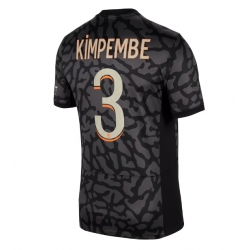 Strój piłkarski Paris Saint-Germain Presnel Kimpembe #3 Koszulka Trzeciej 2023-24 Krótki Rękaw