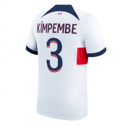 Strój piłkarski Paris Saint-Germain Presnel Kimpembe #3 Koszulka Wyjazdowej 2023-24 Krótki Rękaw