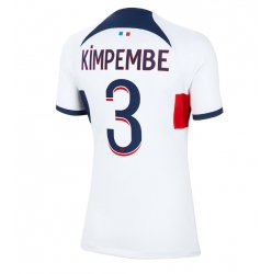 Strój piłkarski Paris Saint-Germain Presnel Kimpembe #3 Koszulka Wyjazdowej damskie 2023-24 Krótki Rękaw