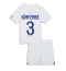 Strój piłkarski Paris Saint-Germain Presnel Kimpembe #3 Koszulka Wyjazdowej dziecięce 2023-24 Krótki Rękaw (+ Krótkie spodenki)