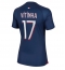 Strój piłkarski Paris Saint-Germain Vitinha Ferreira #17 Koszulka Podstawowej damskie 2023-24 Krótki Rękaw