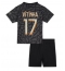 Strój piłkarski Paris Saint-Germain Vitinha Ferreira #17 Koszulka Trzeciej dziecięce 2023-24 Krótki Rękaw (+ Krótkie spodenki)