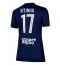 Strój piłkarski Paris Saint-Germain Vitinha #17 Koszulka Podstawowej damskie 2025-26 Krótki Rękaw