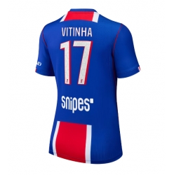 Strój piłkarski Paris Saint-Germain Vitinha #17 Koszulka Podstawowej damskie 2026-27 Krótki Rękaw
