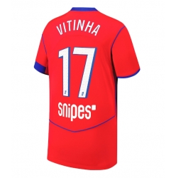 Strój piłkarski Paris Saint-Germain Vitinha #17 Koszulka Trzeciej 2025-26 Krótki Rękaw
