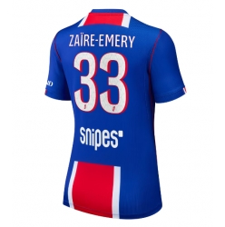 Strój piłkarski Paris Saint-Germain Warren Zaire-Emery #33 Koszulka Podstawowej damskie 2026-27 Krótki Rękaw