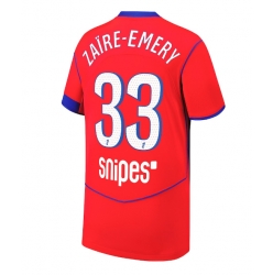 Strój piłkarski Paris Saint-Germain Warren Zaire-Emery #33 Koszulka Trzeciej 2025-26 Krótki Rękaw