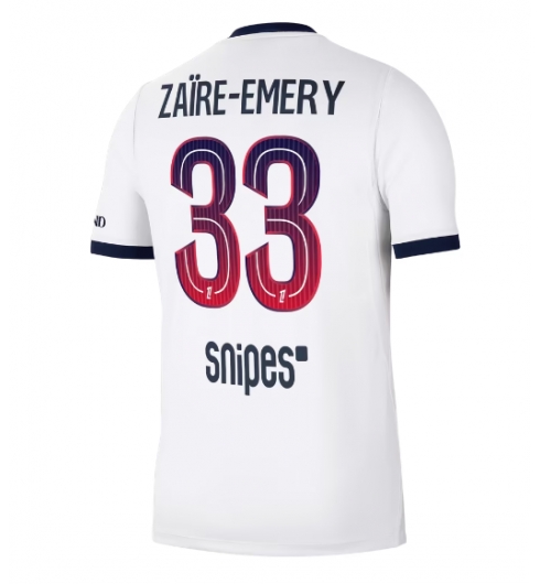 Strój piłkarski Paris Saint-Germain Warren Zaire-Emery #33 Koszulka Wyjazdowej 2026-27 Krótki Rękaw Strój piłkarski Paris Saint-Germain Warren Zaire-Emery #33 Koszulka Wyjazdowej 2026-27 Krótki Rękaw