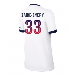 Strój piłkarski Paris Saint-Germain Warren Zaire-Emery #33 Koszulka Wyjazdowej damskie 2026-27 Krótki Rękaw