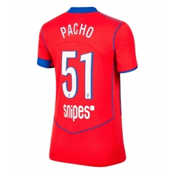 Strój piłkarski Paris Saint-Germain Willian Pacho #51 Koszulka Trzeciej damskie 2025-26 Krótki Rękaw